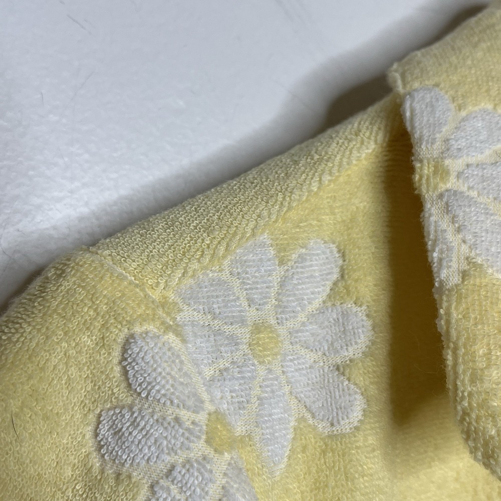 Yllw The Label Daisy Terry Cloth Top Butter Yellow Womens Small Y2K 70s Preppy - Picture 3 of 6